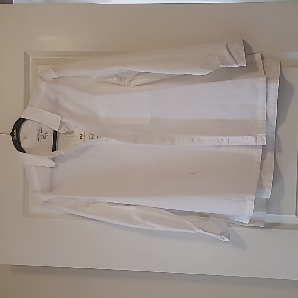 White button down